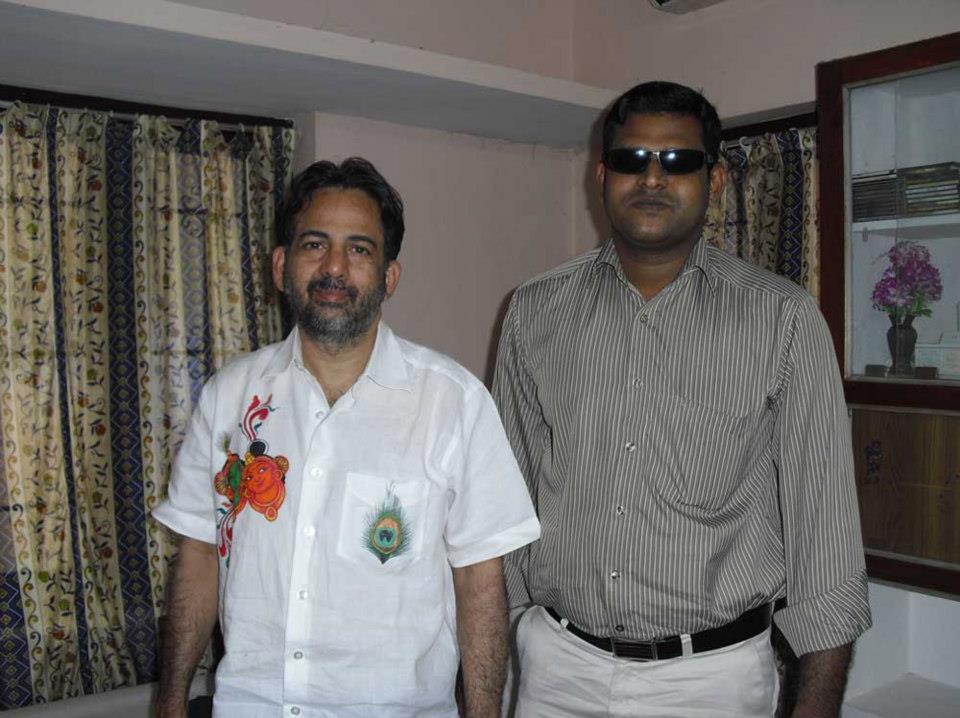 Dr.Ansar with Lyricist Kavalam Sreekumar